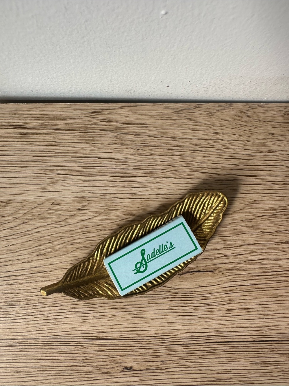 Brass Leaf Tray